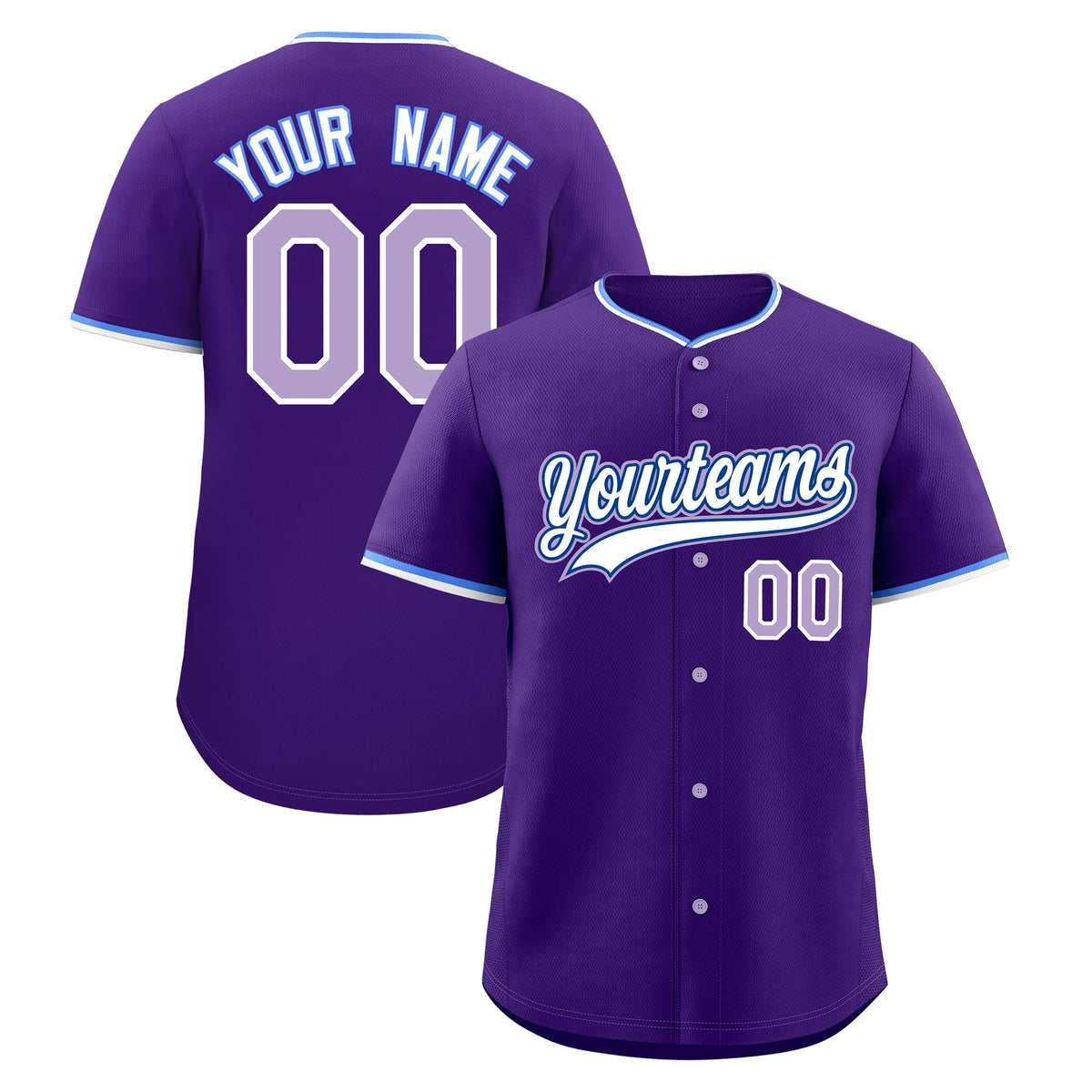 Custom Purple White Royal Classic Style Stitched Sports Uniform For Men Women Youth Personalized Quick Dry Baseball Jersey| KXKSHOP