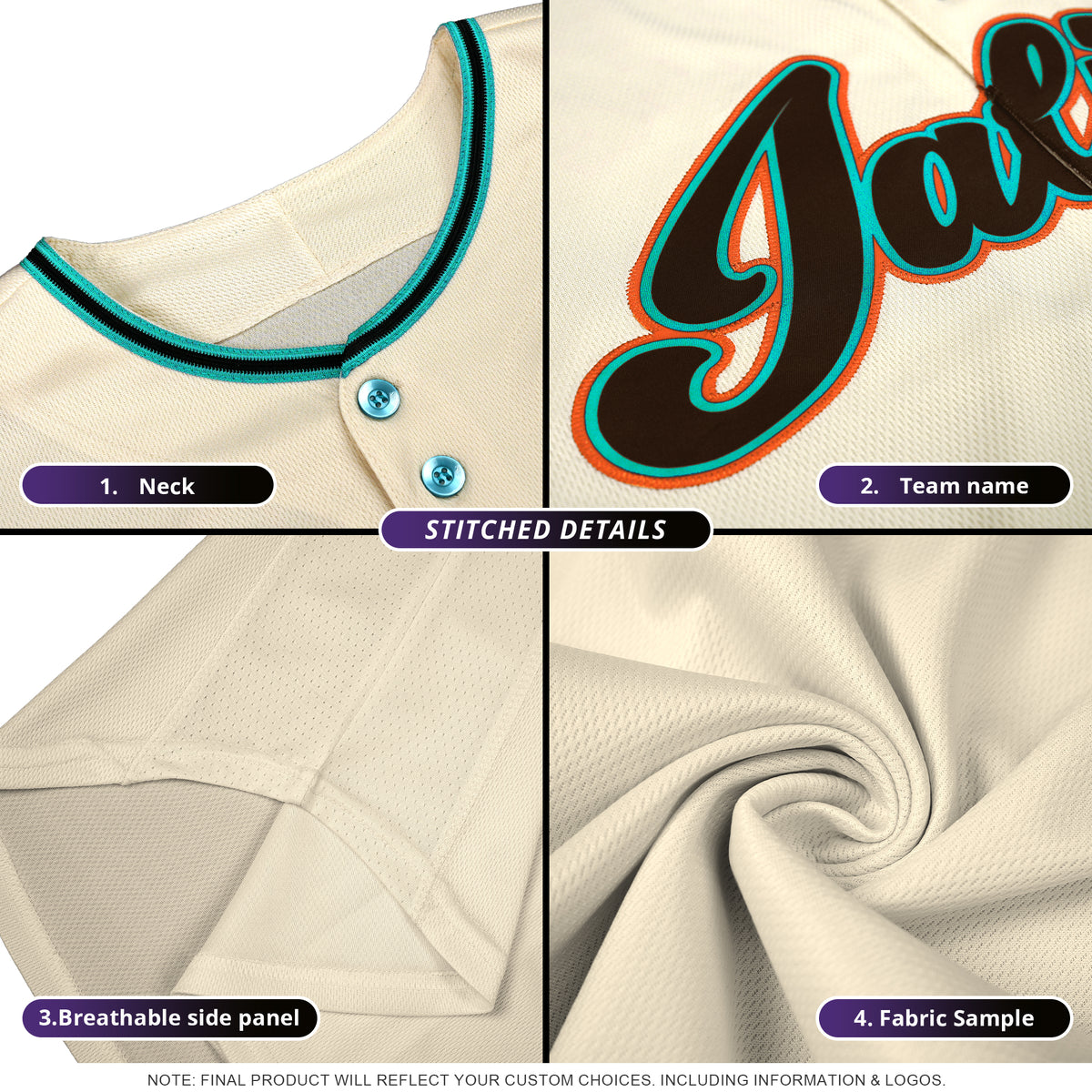 Custom White Black Teal Classic Style Stitched Sports Uniform For Men Women Youth Personalized Quick Dry Baseball Jersey| KXKSHOP