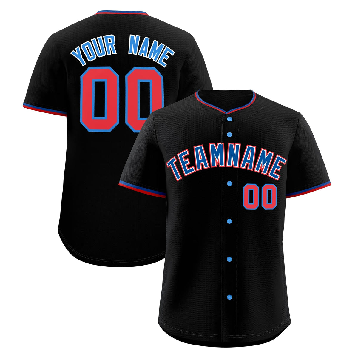 Custom Black Red Royal Classic Style Stitched Sports Uniform For Men Women Youth Personalized Lightweight Baseball Jersey| KXKSHOP