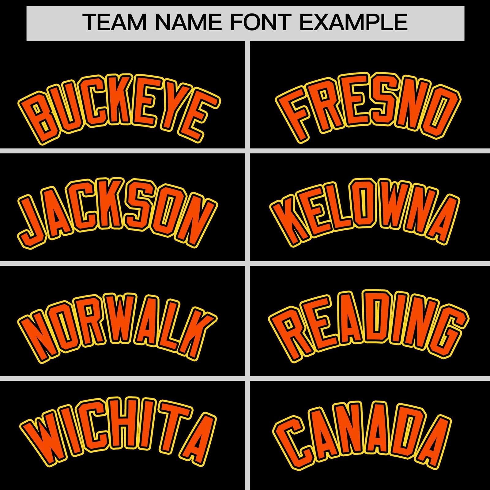 Custom Black Orange Gold Classic Style Stitched Sports Uniform For Men Women Youth Personalized Quick Dry Baseball Jersey| KXKSHOP