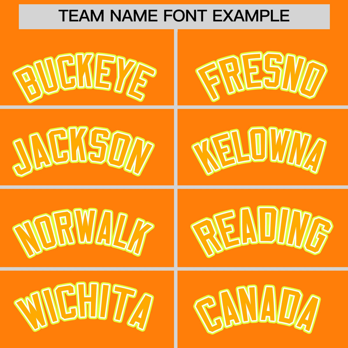 Custom Orange Yellow White Classic Style Stitched Sports Uniform For Men Women Youth Personalized Quick Dry Baseball Jersey| KXKSHOP