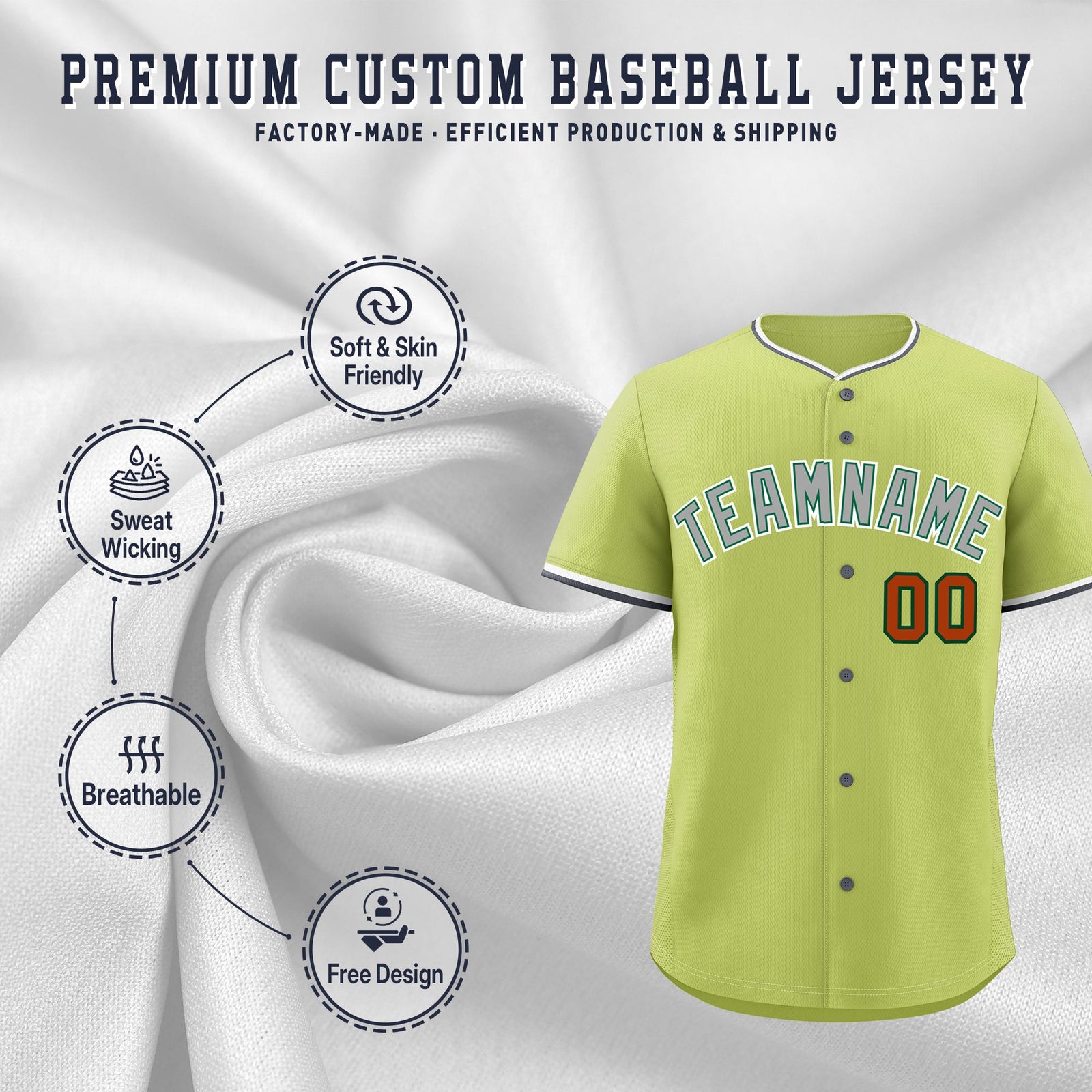 Custom Champagne White Gray Classic Style Stitched Sports Uniform For Men Women Youth Personalized Quick Dry Baseball Jersey| KXKSHOP