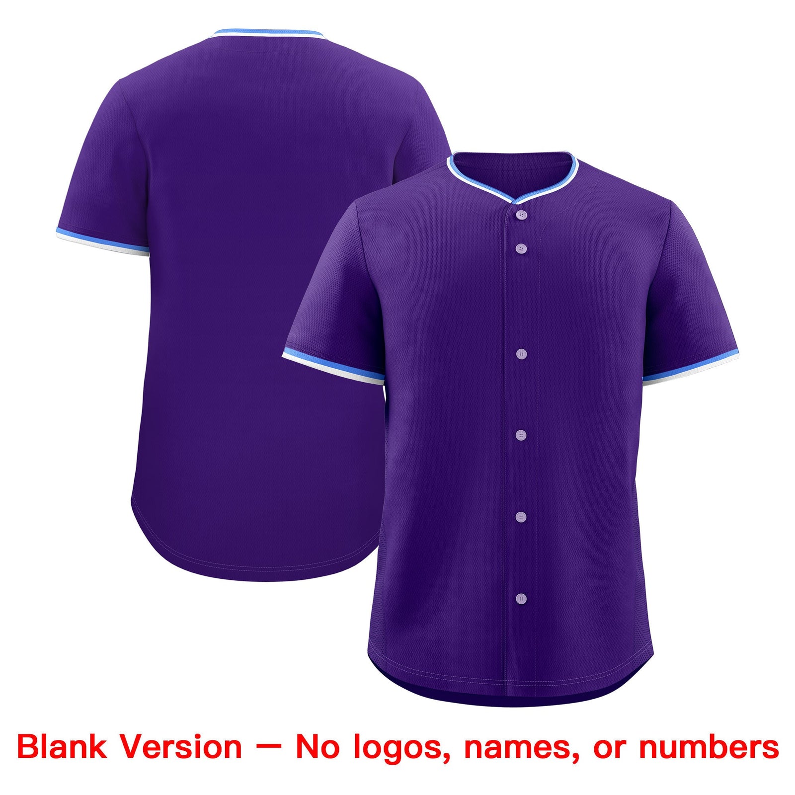 Custom Purple White Royal Classic Style Stitched Sports Uniform For Men Women Youth Personalized Quick Dry Baseball Jersey| KXKSHOP
