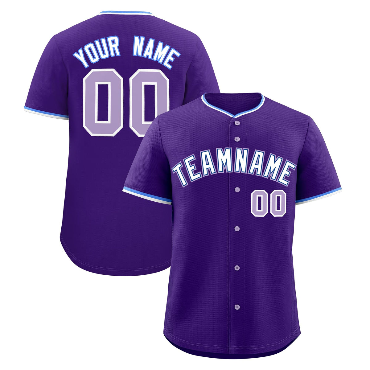 Custom Purple White Royal Classic Style Stitched Sports Uniform For Men Women Youth Personalized Quick Dry Baseball Jersey| KXKSHOP