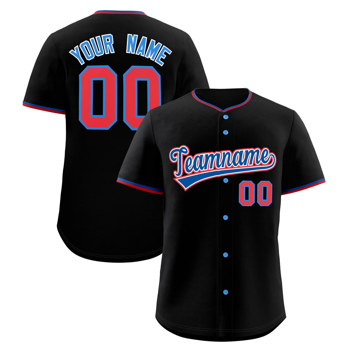 Custom Black Red Royal Classic Style Stitched Sports Uniform For Men Women Youth Personalized Lightweight Baseball Jersey| KXKSHOP