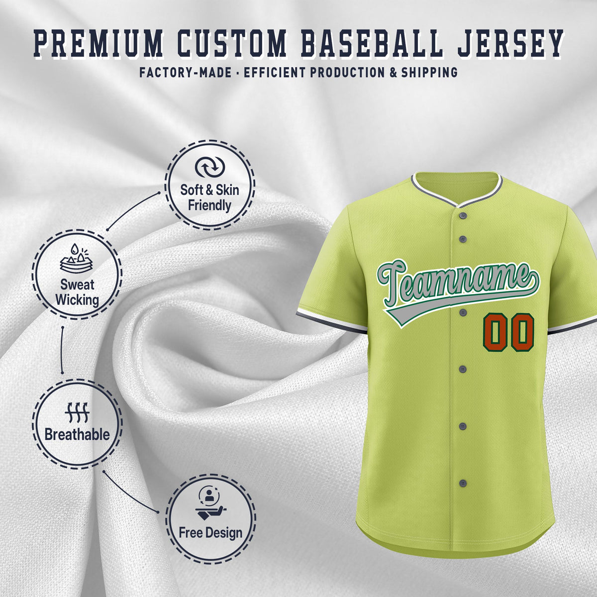 Custom Champagne White Gray Classic Style Stitched Sports Uniform For Men Women Youth Personalized Quick Dry Baseball Jersey| KXKSHOP
