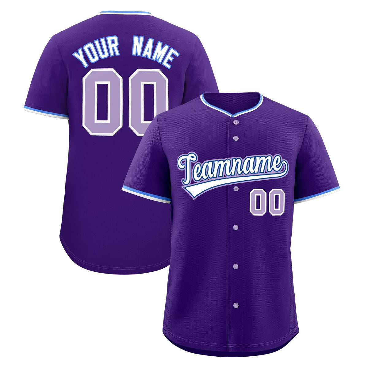 Custom Purple White Royal Classic Style Stitched Sports Uniform For Men Women Youth Personalized Quick Dry Baseball Jersey| KXKSHOP