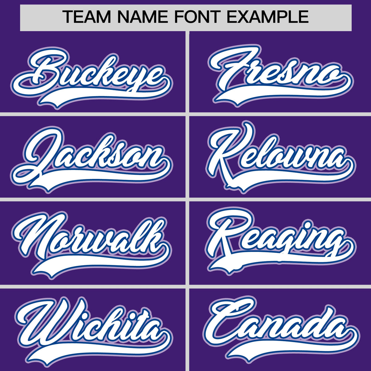 Custom Purple White Royal Classic Style Stitched Sports Uniform For Men Women Youth Personalized Quick Dry Baseball Jersey| KXKSHOP