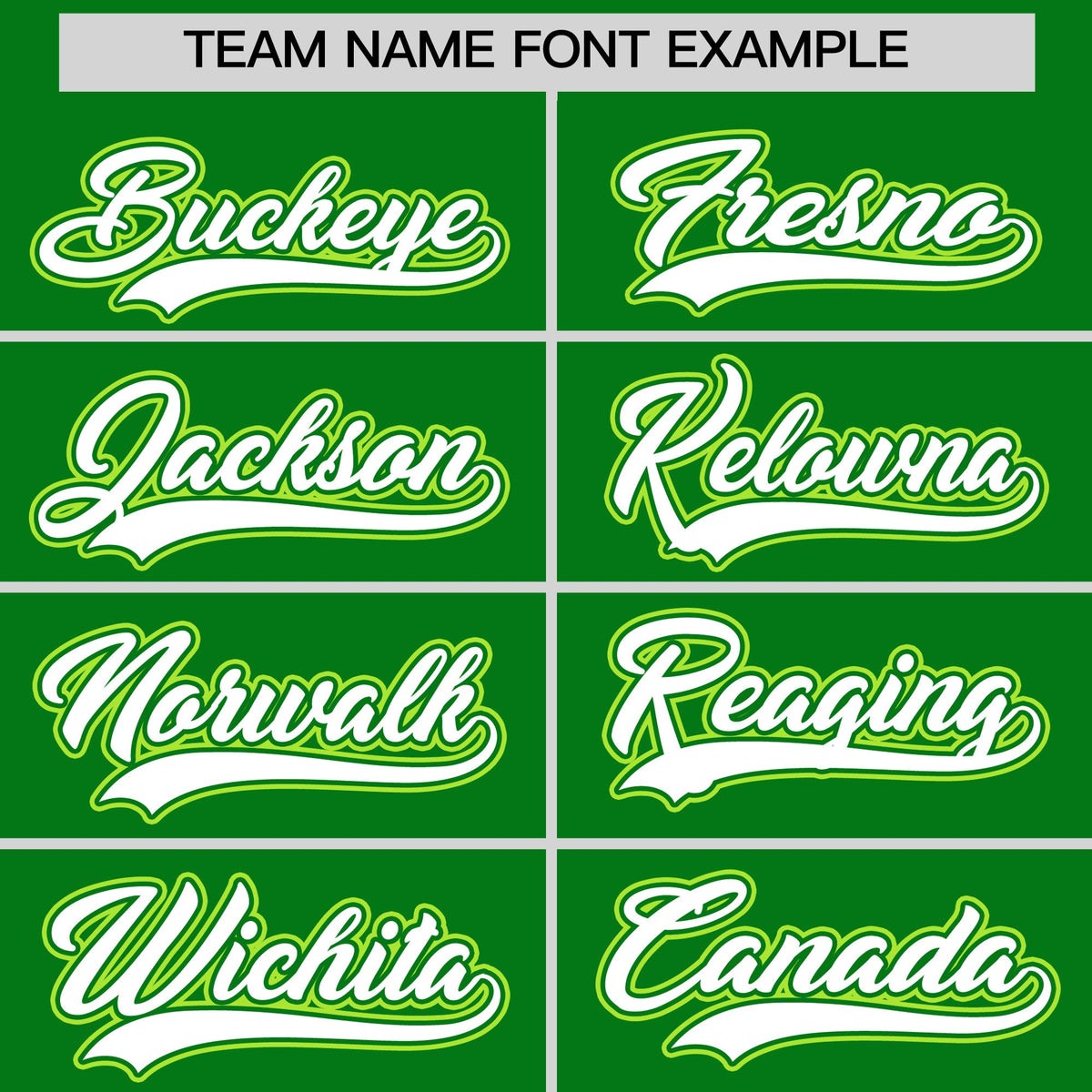 Custom Kelly Green White Neon Green Classic Style Stitched Sports Uniform For Men Women Youth Personalized Quick Dry Baseball Jersey| KXKSHOP