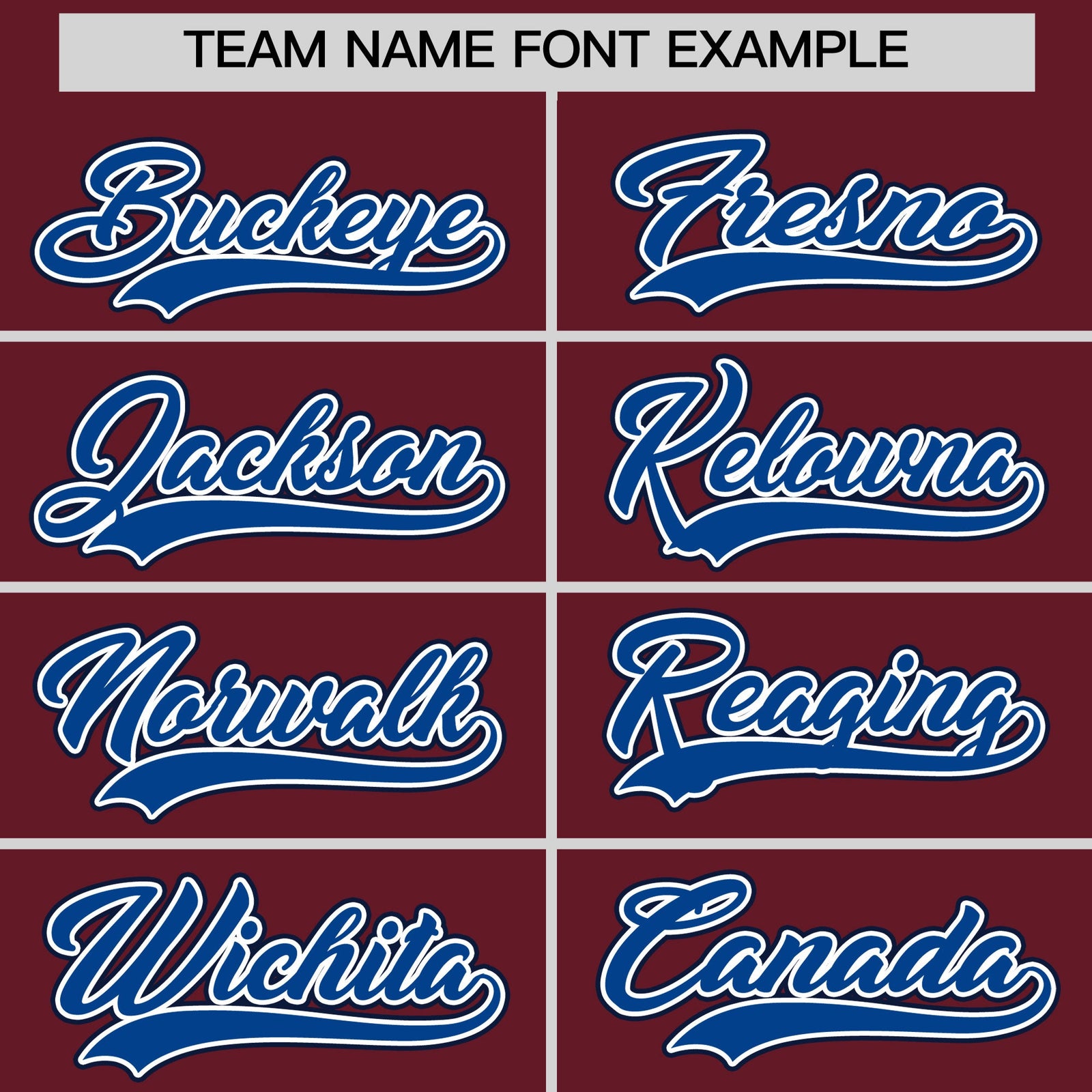 Custom Maroon White Royal Classic Style Stitched Sports Uniform For Men Women Youth Personalized Quick Dry Baseball Jersey| KXKSHOP