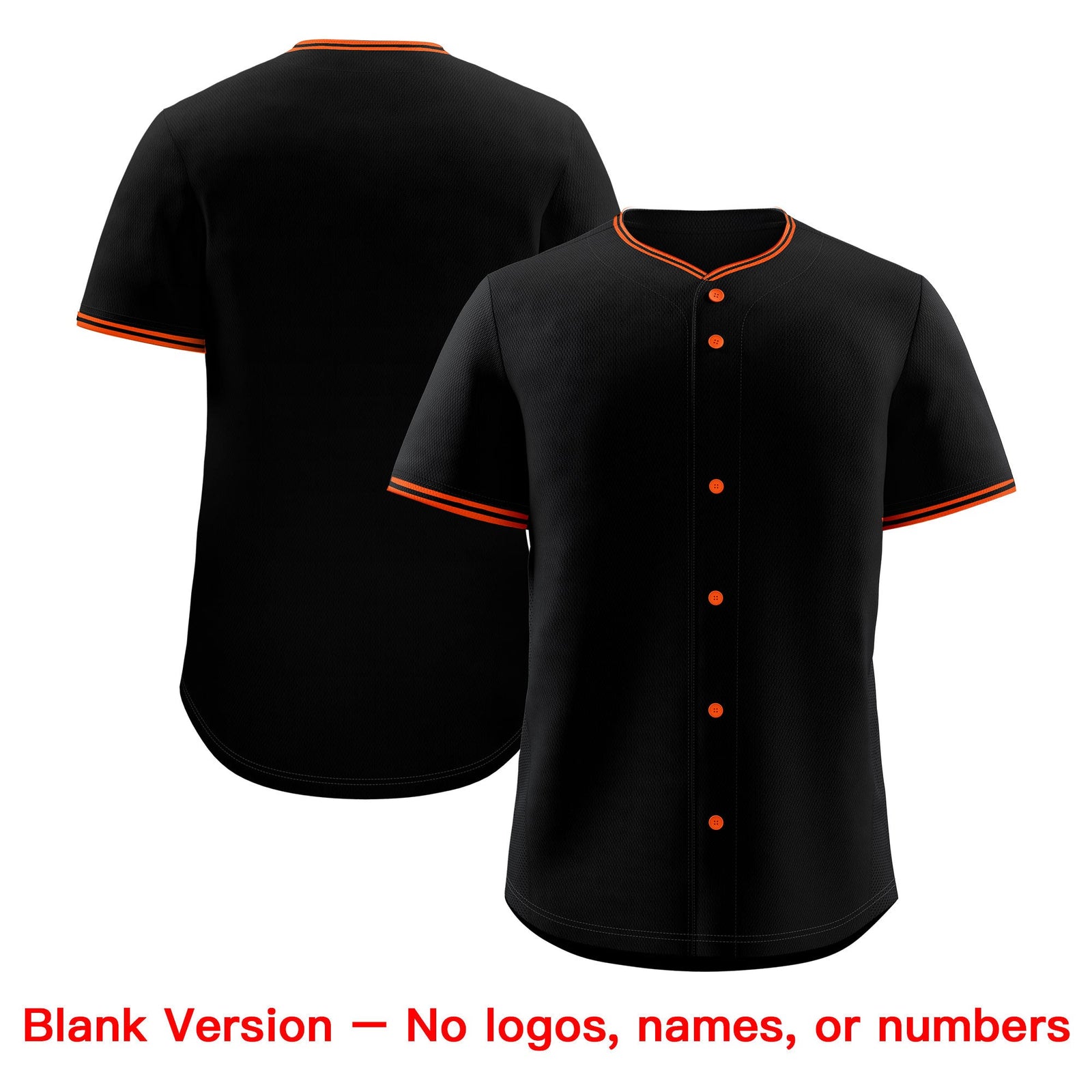Custom Black Orange Gold Classic Style Stitched Sports Uniform For Men Women Youth Personalized Quick Dry Baseball Jersey| KXKSHOP