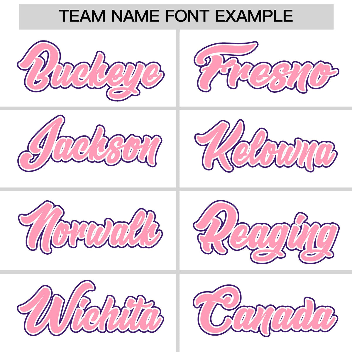 Custom White Light Pink Purple Classic Style Stitched Sports Uniform For Men Women Youth Personalized Quick Dry Baseball Jersey| KXKSHOP