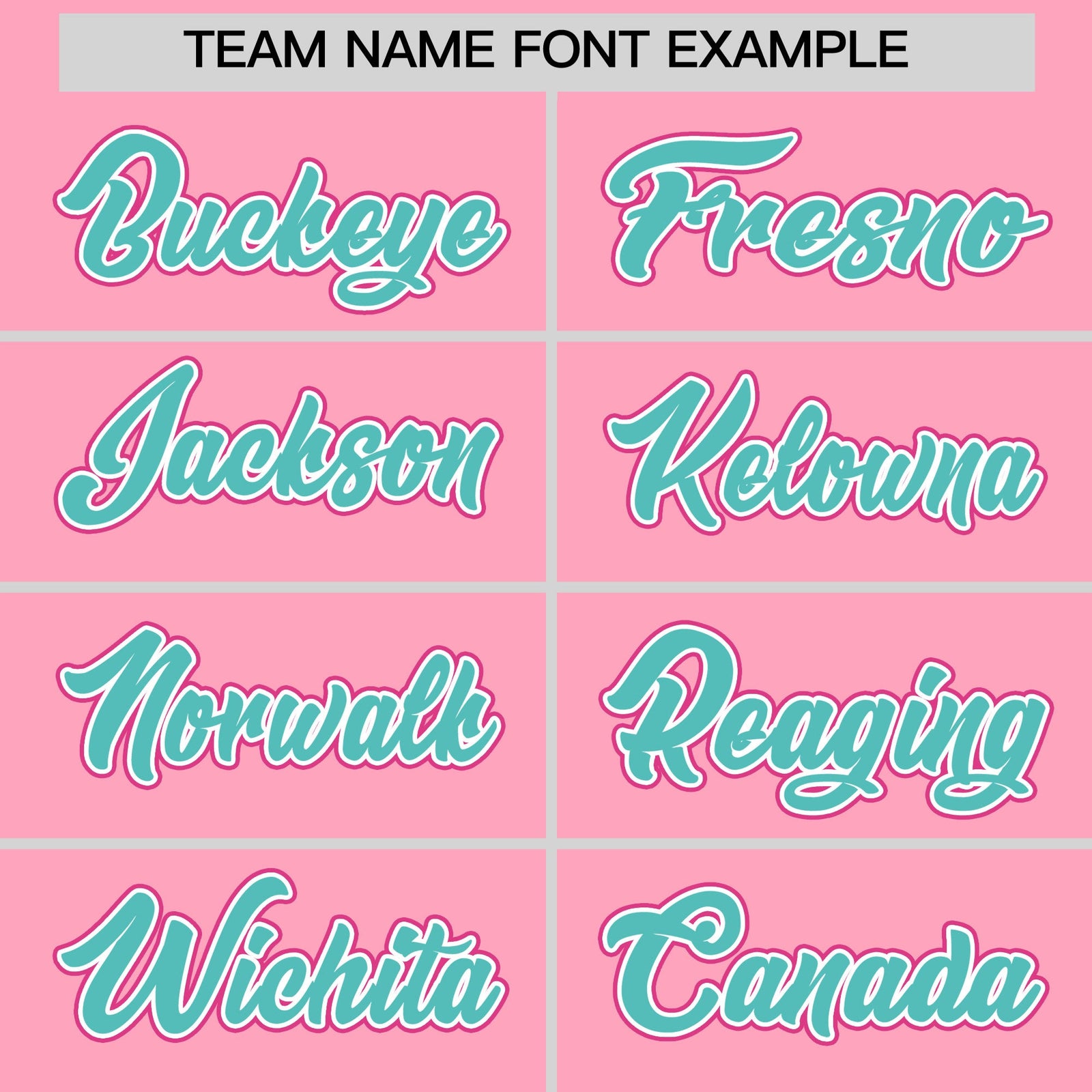 Custom Light Pink Rose Red Teal Classic Style Stitched Sports Uniform For Men Women Youth Personalized Quick Dry Baseball Jersey| KXKSHOP