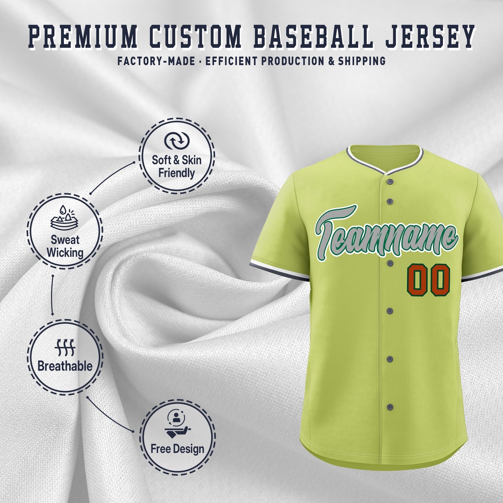 Custom Champagne White Gray Classic Style Stitched Sports Uniform For Men Women Youth Personalized Quick Dry Baseball Jersey| KXKSHOP