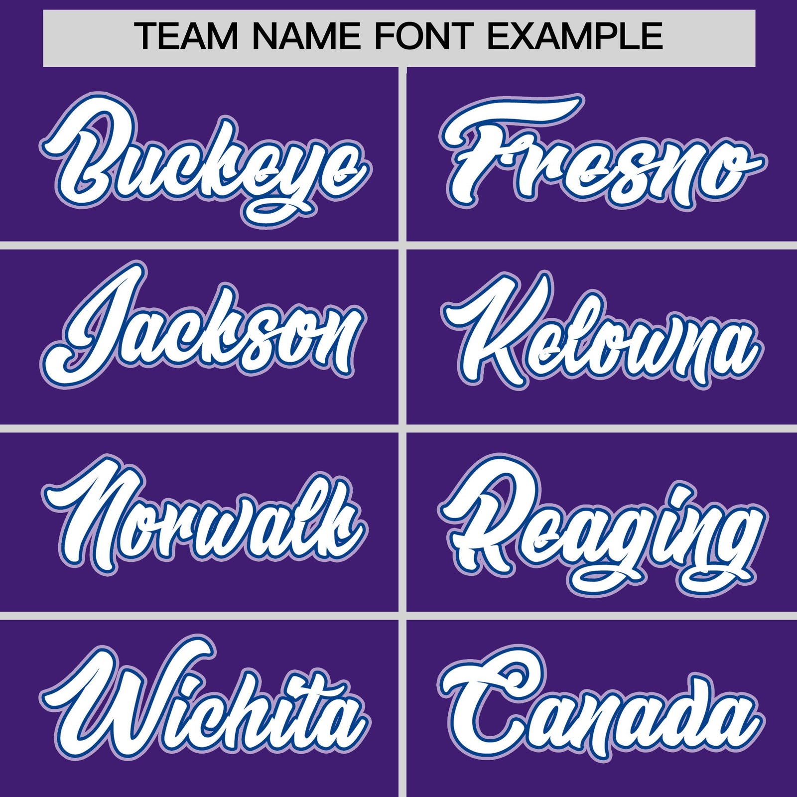 Custom Purple White Royal Classic Style Stitched Sports Uniform For Men Women Youth Personalized Quick Dry Baseball Jersey| KXKSHOP
