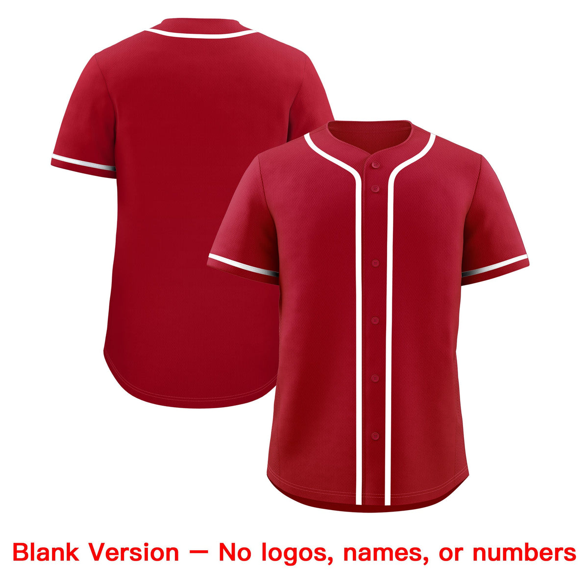 Custom Red Classic Style Stitched Sports Uniform Personalized For Teams Quick Dry Baseball Jersey| KXKSHOP