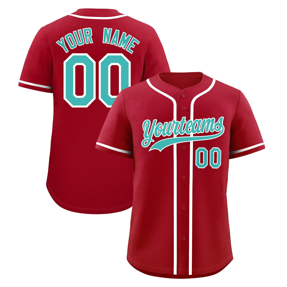 Custom Red Classic Style Stitched Sports Uniform Personalized For Teams Quick Dry Baseball Jersey| KXKSHOP