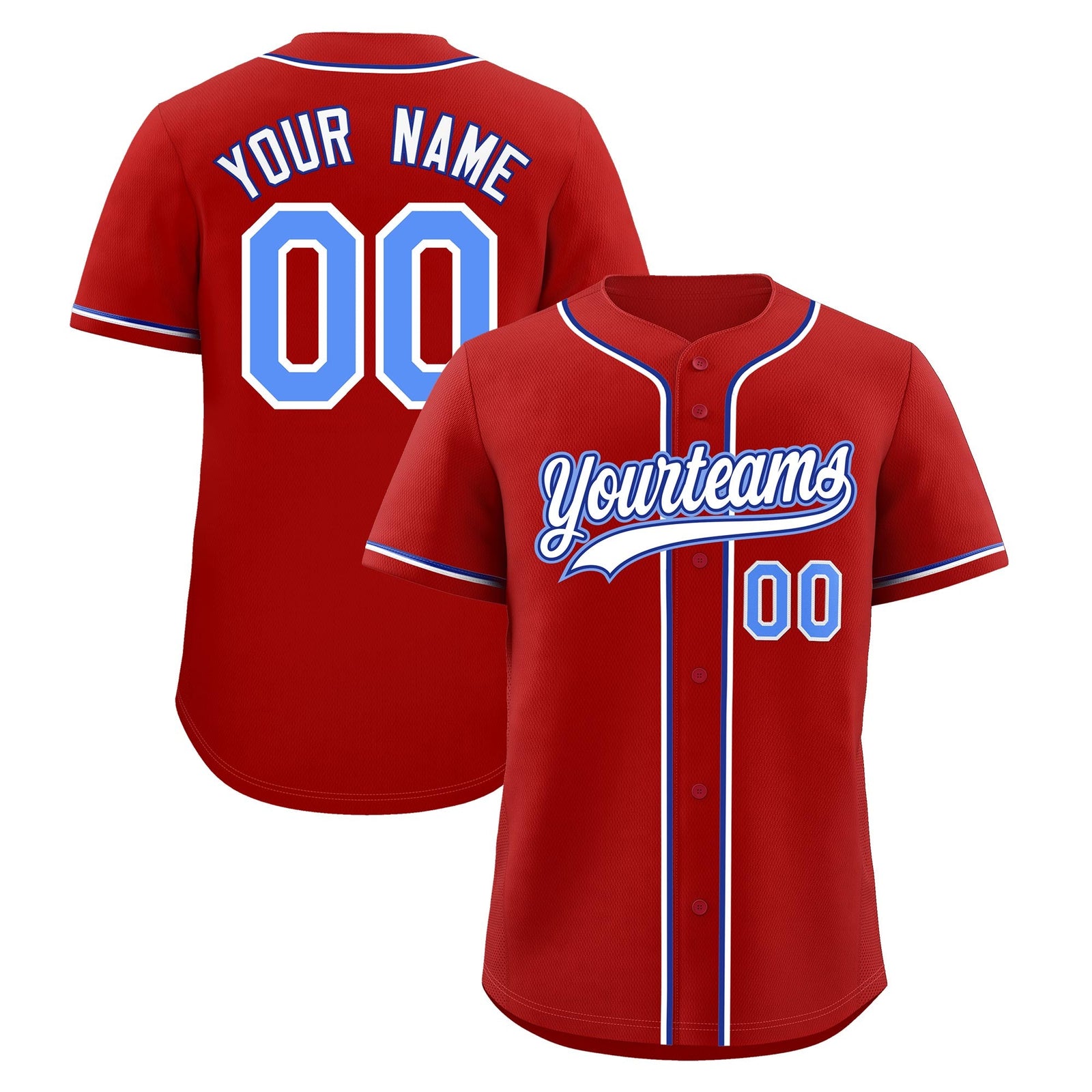 Custom Red Classic Style Stitched Sports Uniform Personalized For Teams Quick Dry Baseball Jersey| KXKSHOP