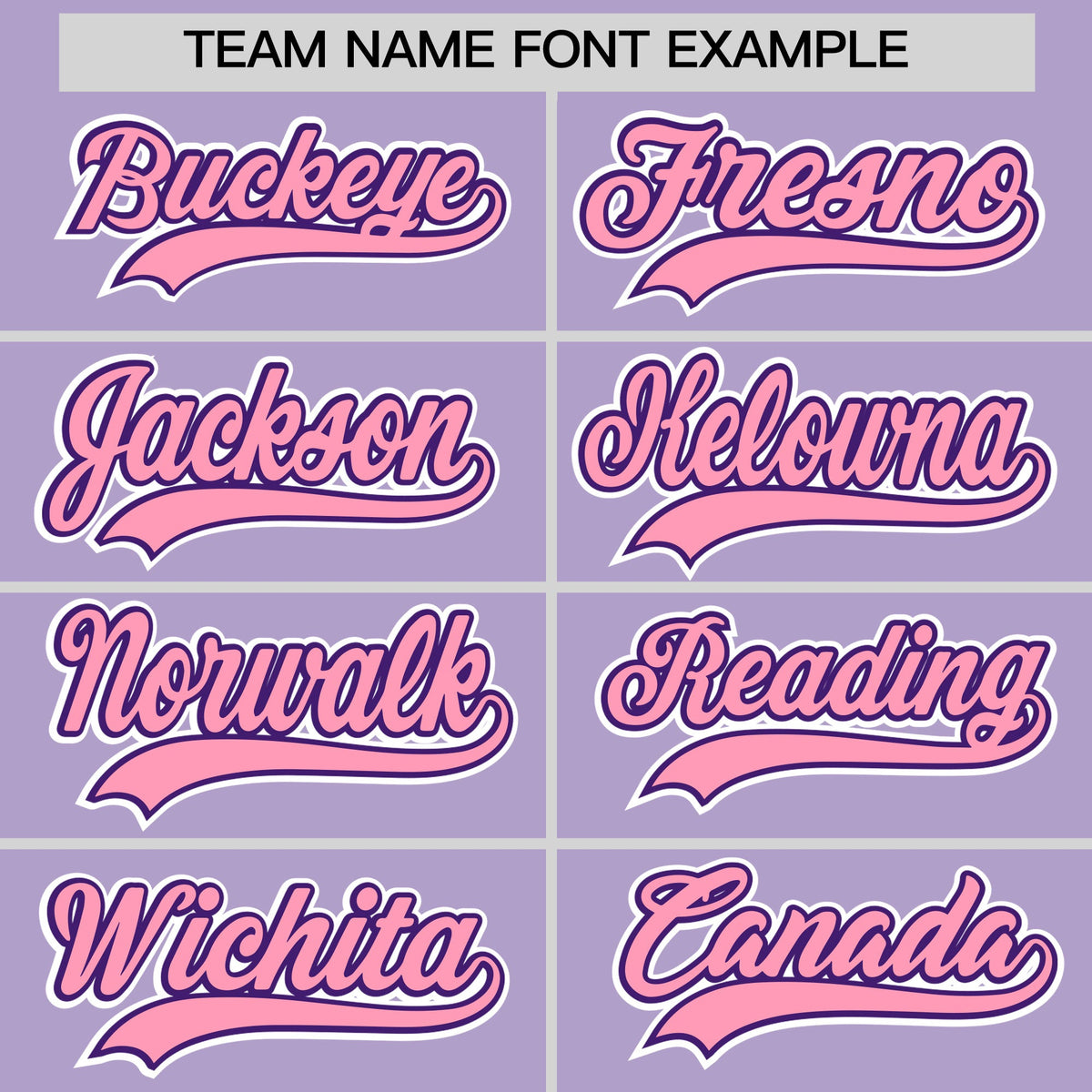 Custom Light Purple Classic Style Stitched Sports Uniform Personalized For Teams Lightweight Baseball Jersey| KXKSHOP