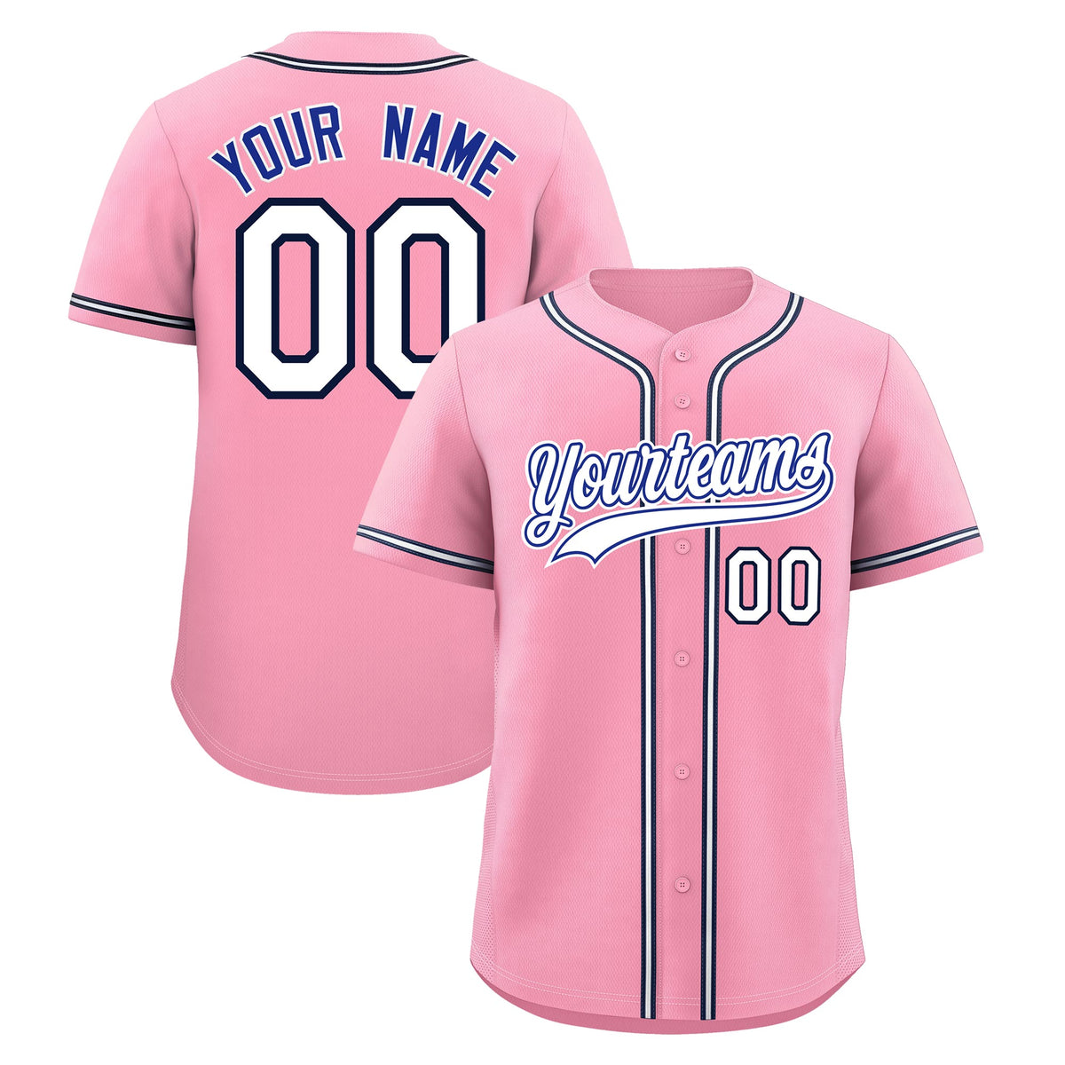 Custom Light Pink Classic Style Stitched Sports Uniform Personalized For Teams Lightweight Baseball Jersey| KXKSHOP