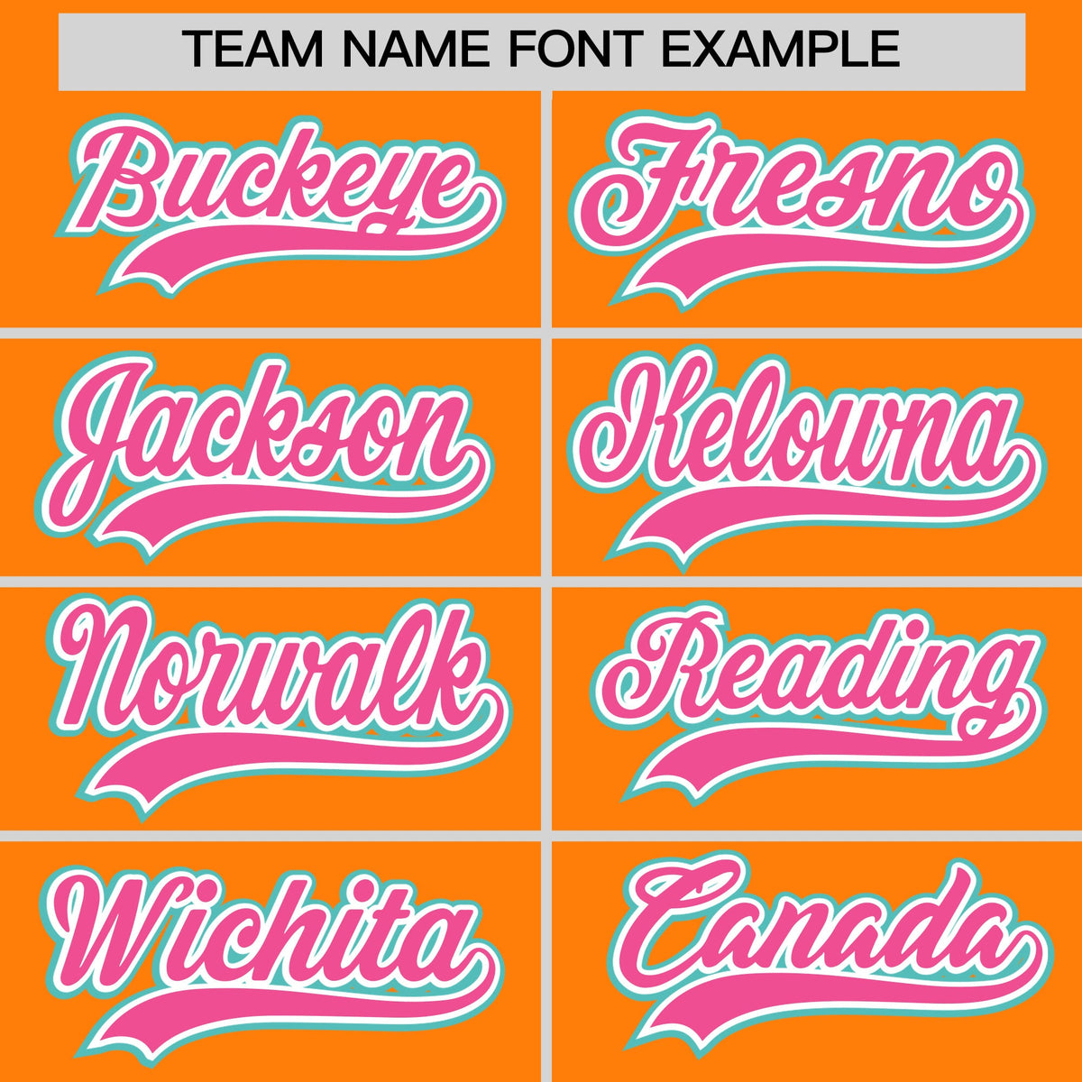 Custom Orange Classic Style Stitched Sports Uniform Personalized For Teams Quick Dry Baseball Jersey| KXKSHOP