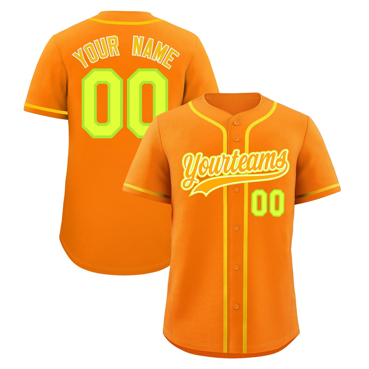 Custom Orange Classic Style Stitched Sports Uniform Personalized For Teams Lightweight Baseball Jersey| KXKSHOP