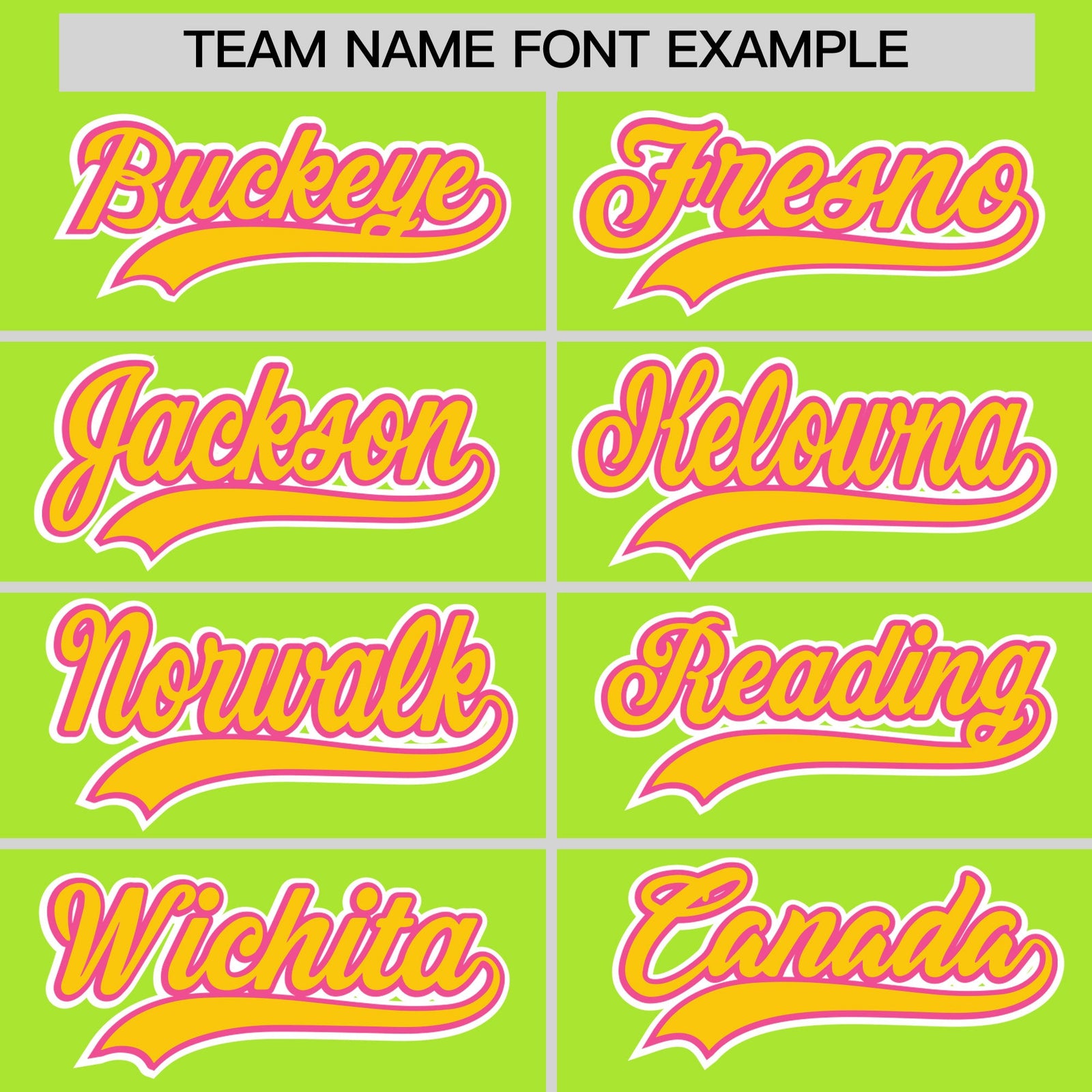 Custom Neon Creen Classic Style Stitched Sports Uniform Personalized For Teams Lightweight Baseball Jersey| KXKSHOP