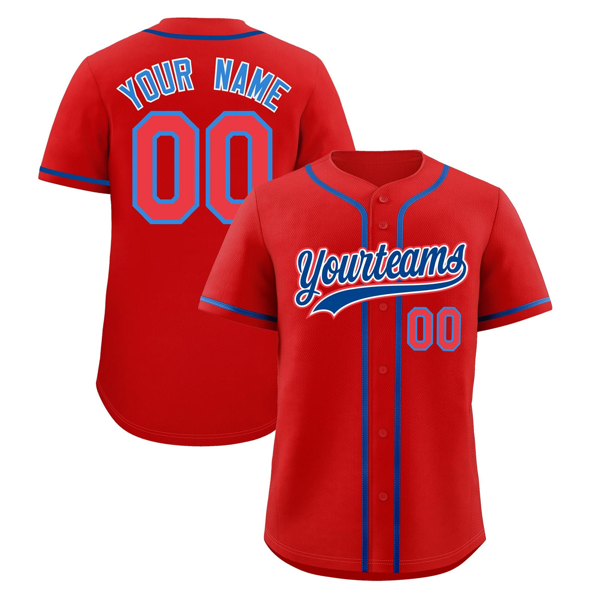 Custom Red Classic Style Stitched Sports Uniform Personalized For Teams Quick Dry Baseball Jersey| KXKSHOP