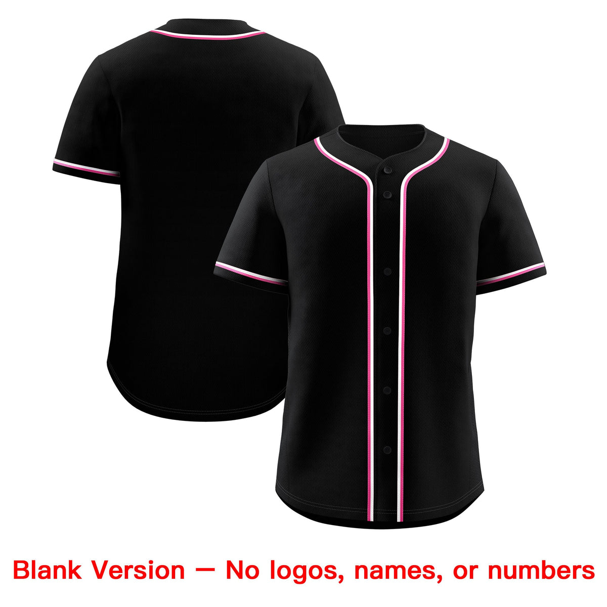 Custom Black Classic Style Stitched Sports Uniform Personalized For Teams Lightweight Baseball Jersey| KXKSHOP