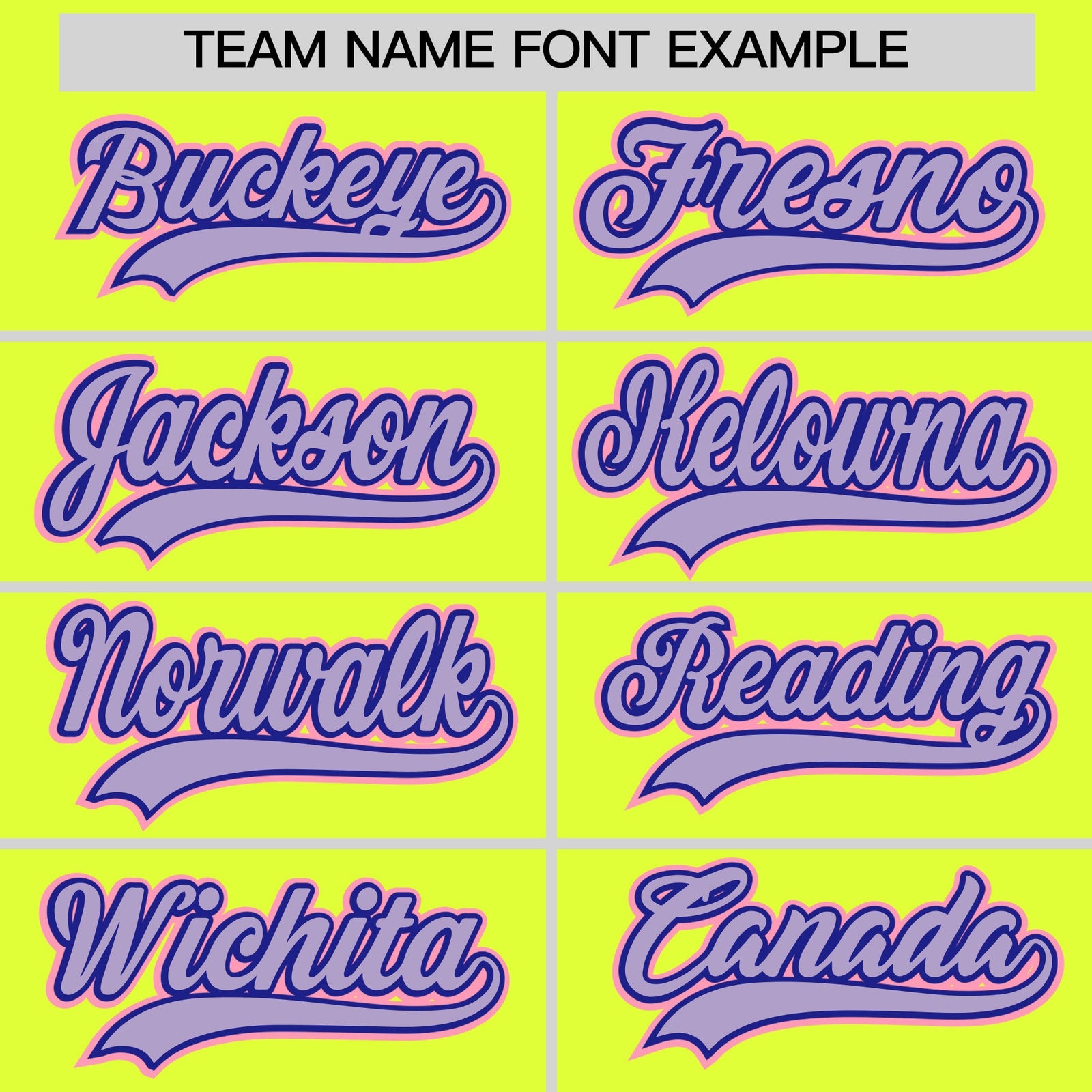 Custom Fluorescent Green Classic Style Stitched Sports Uniform Personalized For Teams Lightweight Baseball Jersey| KXKSHOP