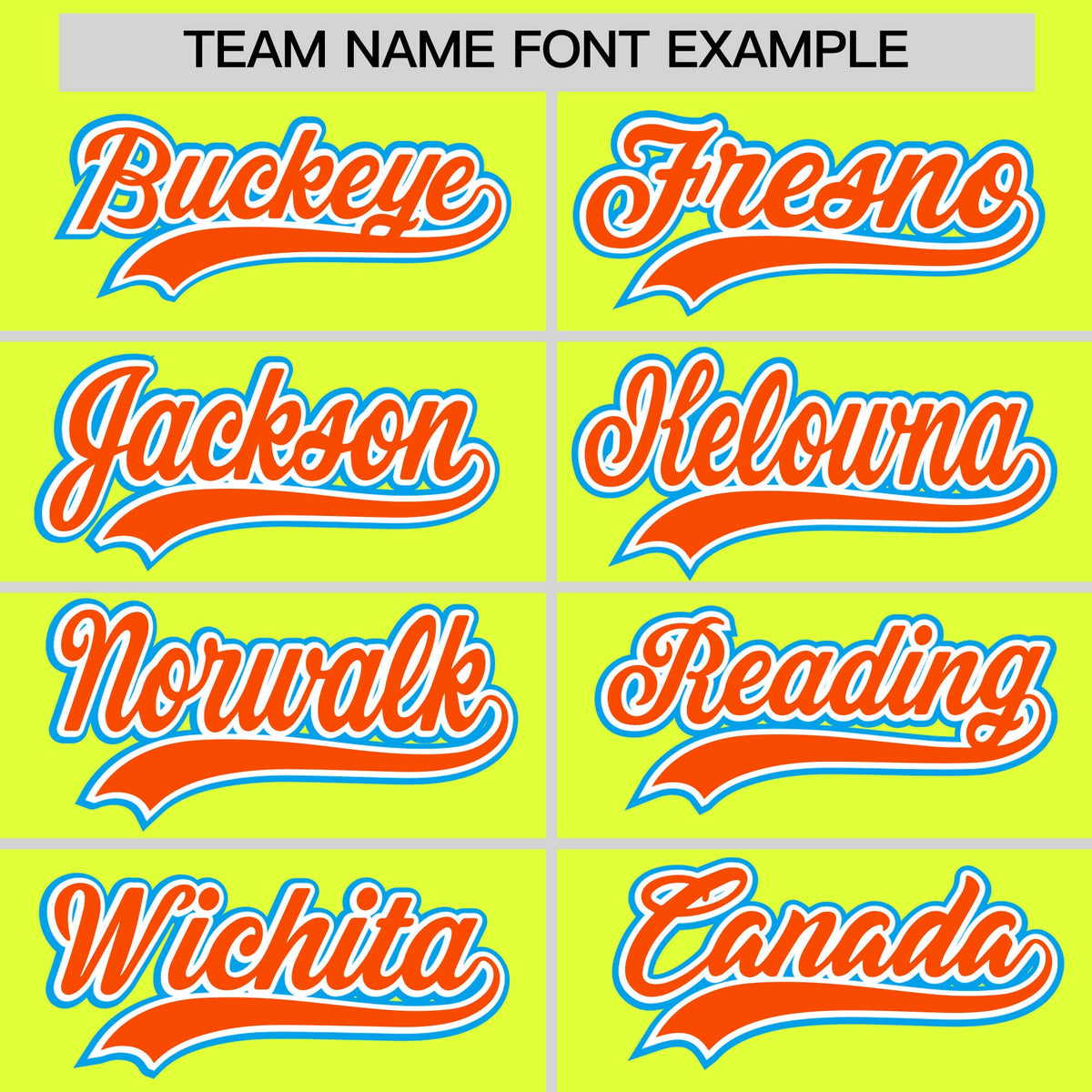Custom Fluorescent Green Classic Style Stitched Sports Uniform Personalized For Teams Lightweight Baseball Jersey| KXKSHOP