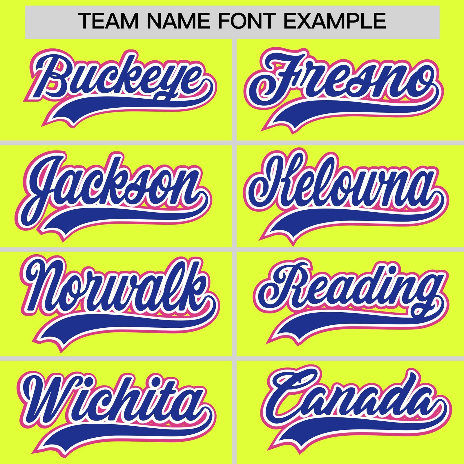 Custom Fluorescent Green Classic Style Stitched Sports Uniform Personalized For Teams Quick Dry Baseball Jersey| KXKSHOP