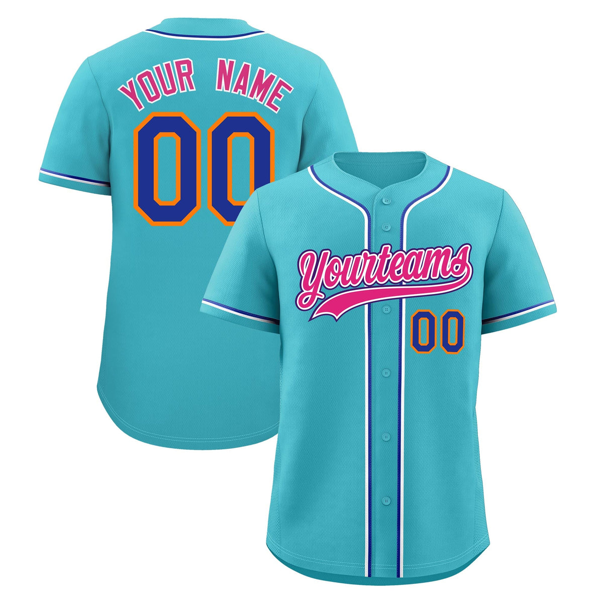 Custom Sky Blue Classic Style Stitched Sports Uniform Personalized For Teams Quick Dry Baseball Jersey| KXKSHOP