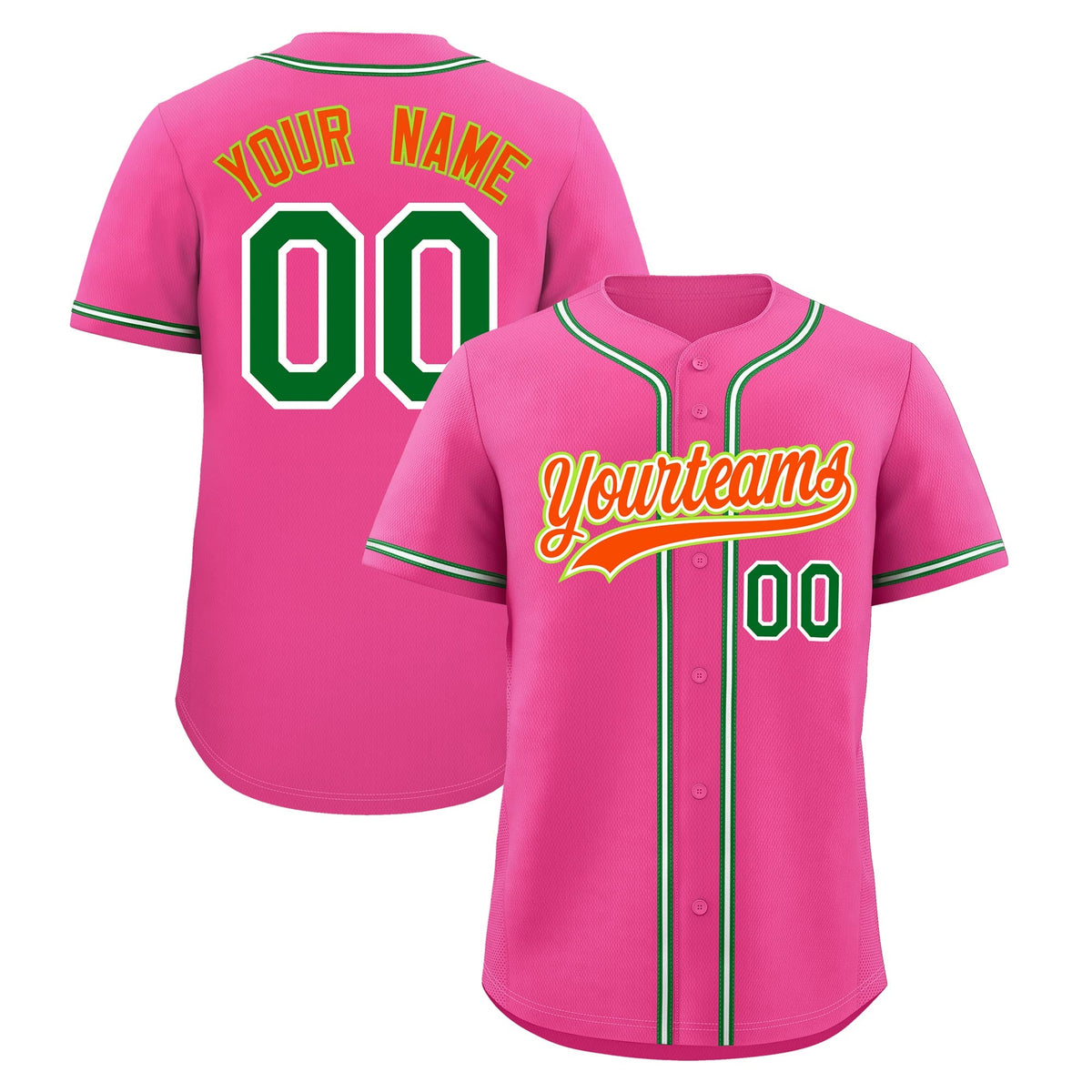 Custom Pink Classic Style Stitched Sports Uniform Personalized For Teams Lightweight Baseball Jersey| KXKSHOP