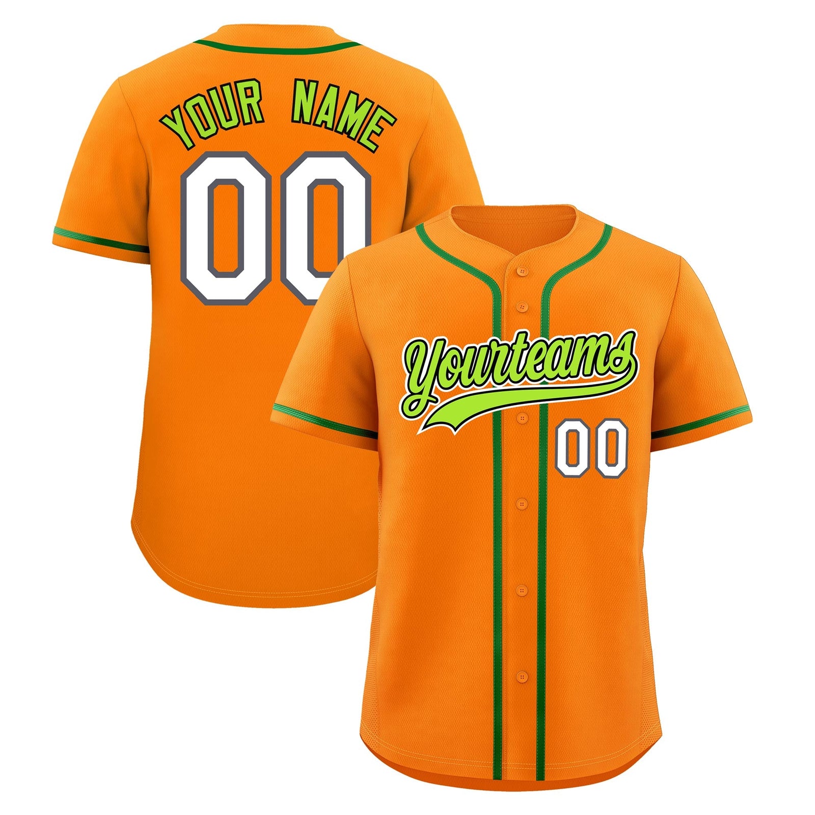 Custom Orange Classic Style Stitched Sports Uniform Personalized For Teams Lightweight Baseball Jersey| KXKSHOP