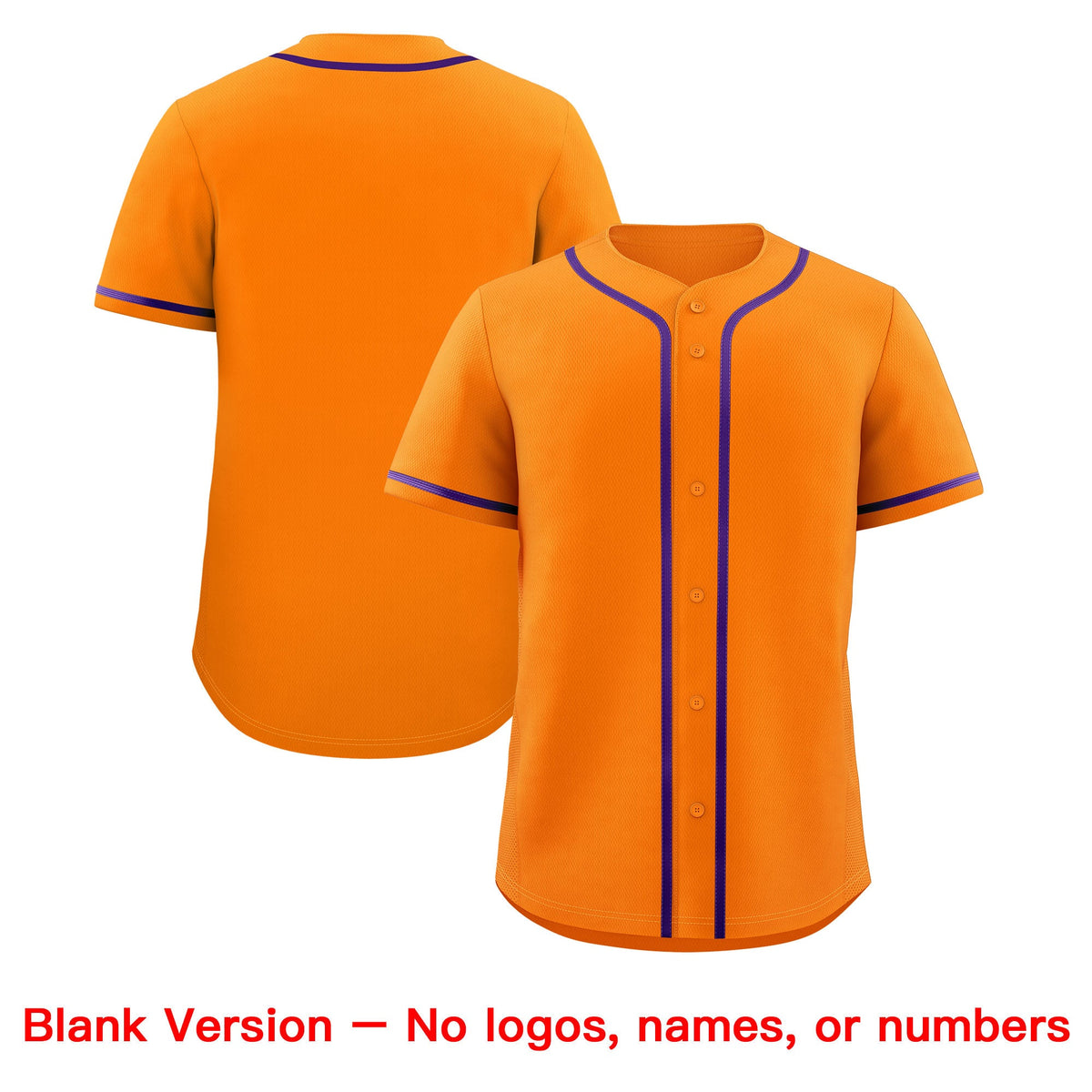 Custom Orange Classic Style Stitched Sports Uniform Personalized For Teams Quick Dry Baseball Jersey| KXKSHOP