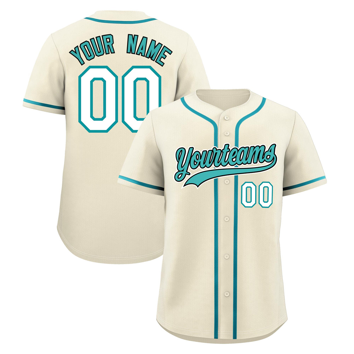 Custom Cream Classic Style Stitched Sports Uniform Personalized For Teams Lightweight Baseball Jersey| KXKSHOP