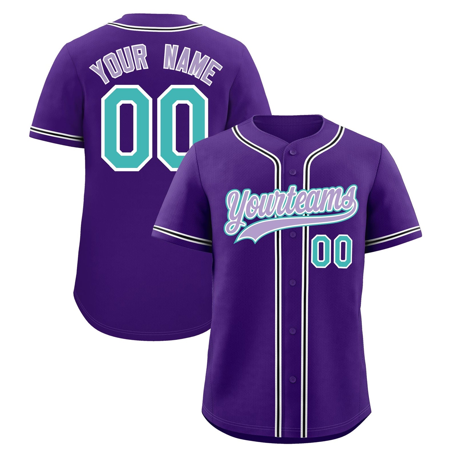 Custom Purple Classic Style Stitched Sports Uniform Personalized For Teams Lightweight Baseball Jersey| KXKSHOP