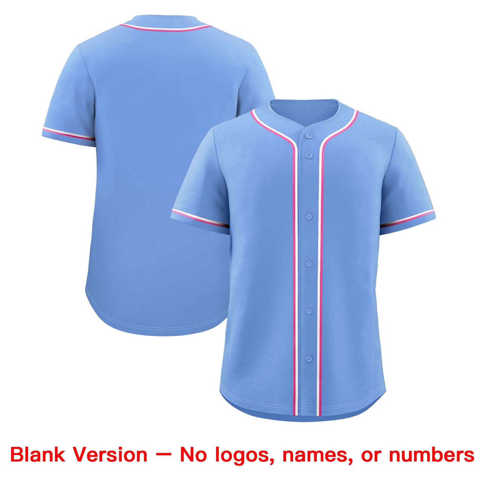 Custom Light Blue Classic Style Stitched Sports Uniform Personalized For Teams Lightweight Baseball Jersey| KXKSHOP