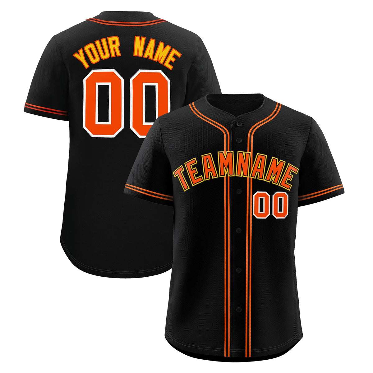 Custom Black Classic Style Stitched Sports Uniform Personalized For Teams Lightweight Baseball Jersey| KXKSHOP