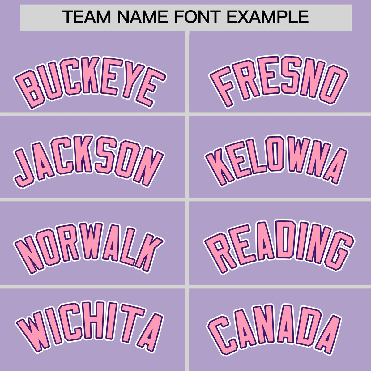 Custom Light Purple Classic Style Stitched Sports Uniform Personalized For Teams Lightweight Baseball Jersey| KXKSHOP
