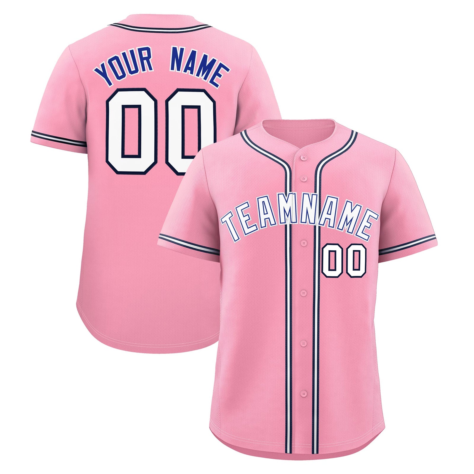 Custom Light Pink Classic Style Stitched Sports Uniform Personalized For Teams Lightweight Baseball Jersey| KXKSHOP