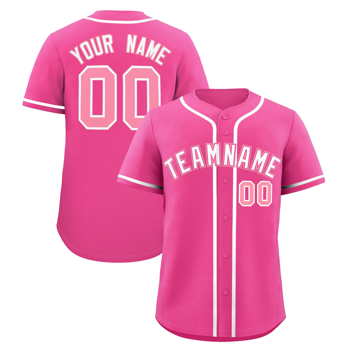 Custom Pink Classic Style Stitched Sports Uniform Personalized For Teams Quick Dry Baseball Jersey| KXKSHOP