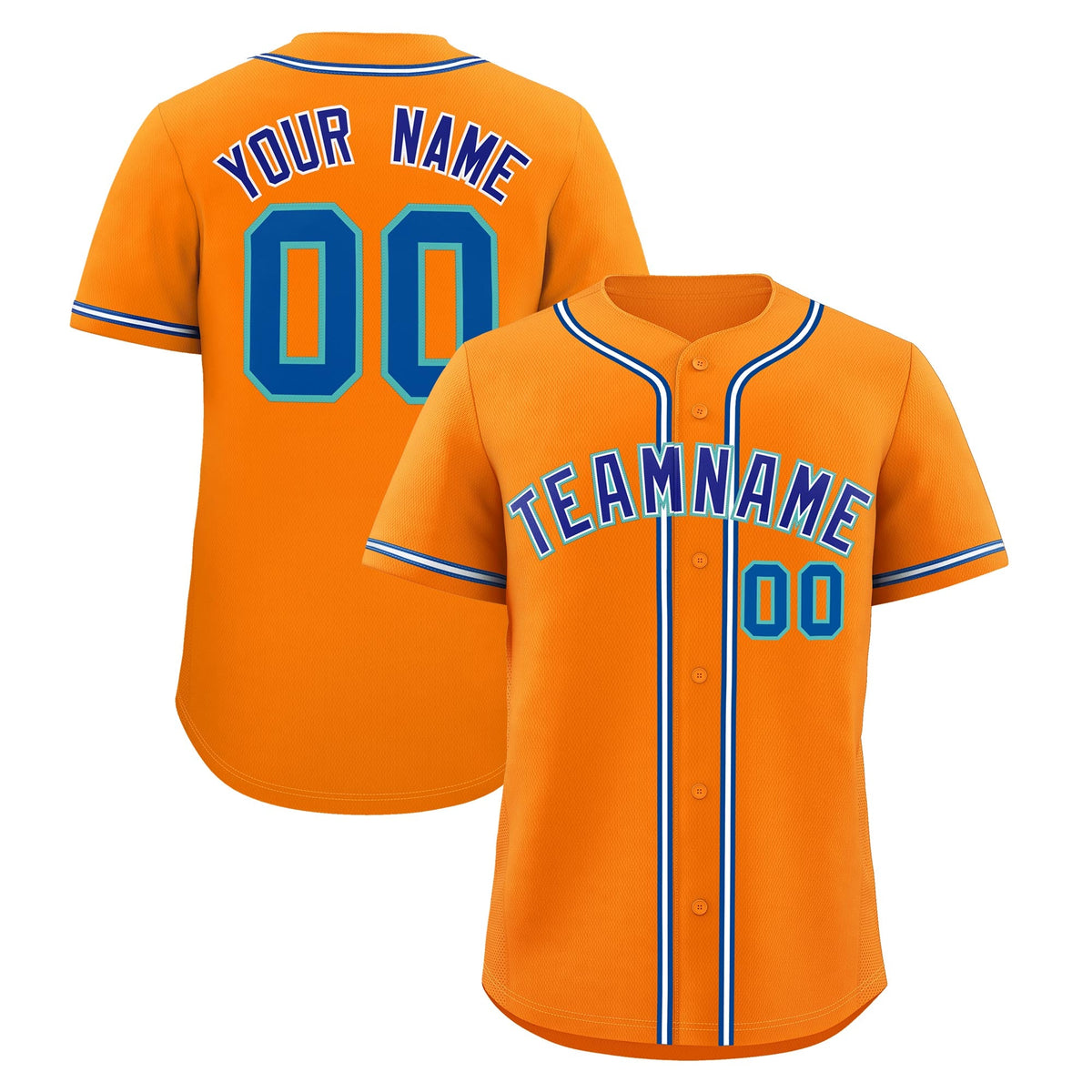 Custom Orange Classic Style Stitched Sports Uniform Personalized For Teams Quick Dry Baseball Jersey| KXKSHOP
