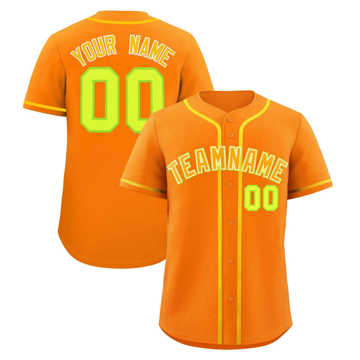 Custom Orange Classic Style Stitched Sports Uniform Personalized For Teams Lightweight Baseball Jersey| KXKSHOP