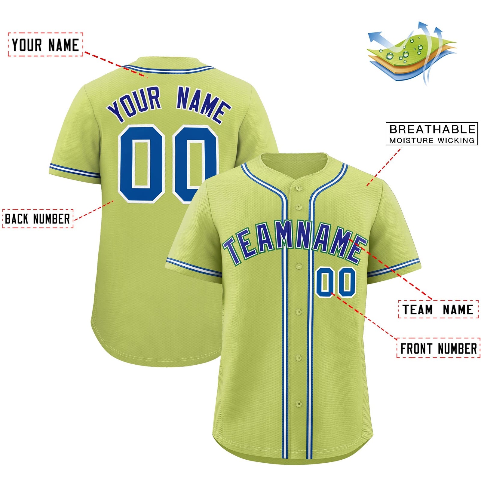 Custom Champagne Classic Style Stitched Sports Uniform Personalized For Teams Quick Dry Baseball Jersey| KXKSHOP