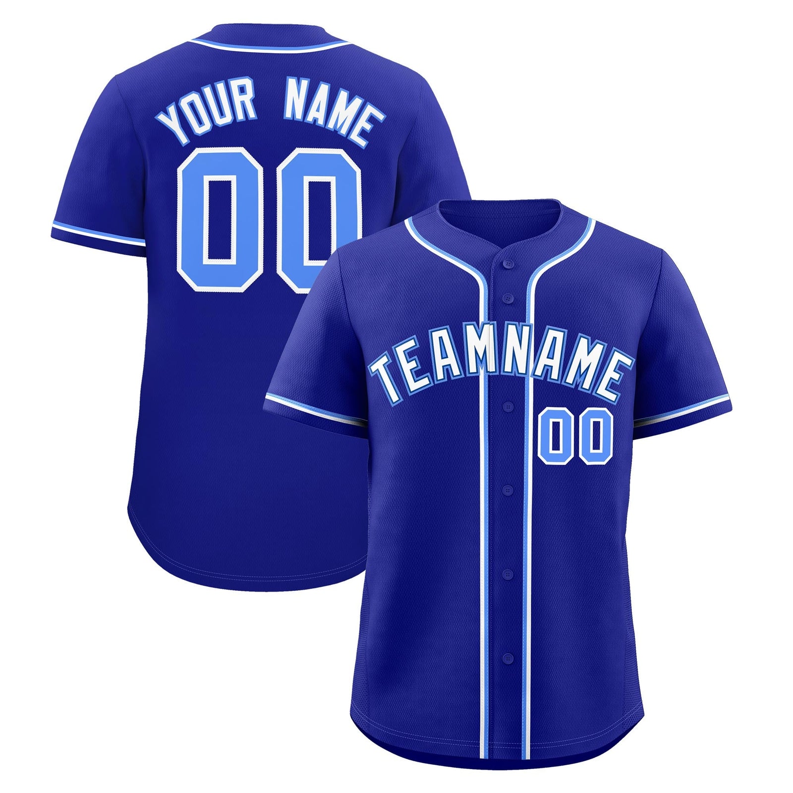 Custom Royal Classic Style Stitched Sports Uniform Personalized For Teams Quick Dry Baseball Jersey| KXKSHOP