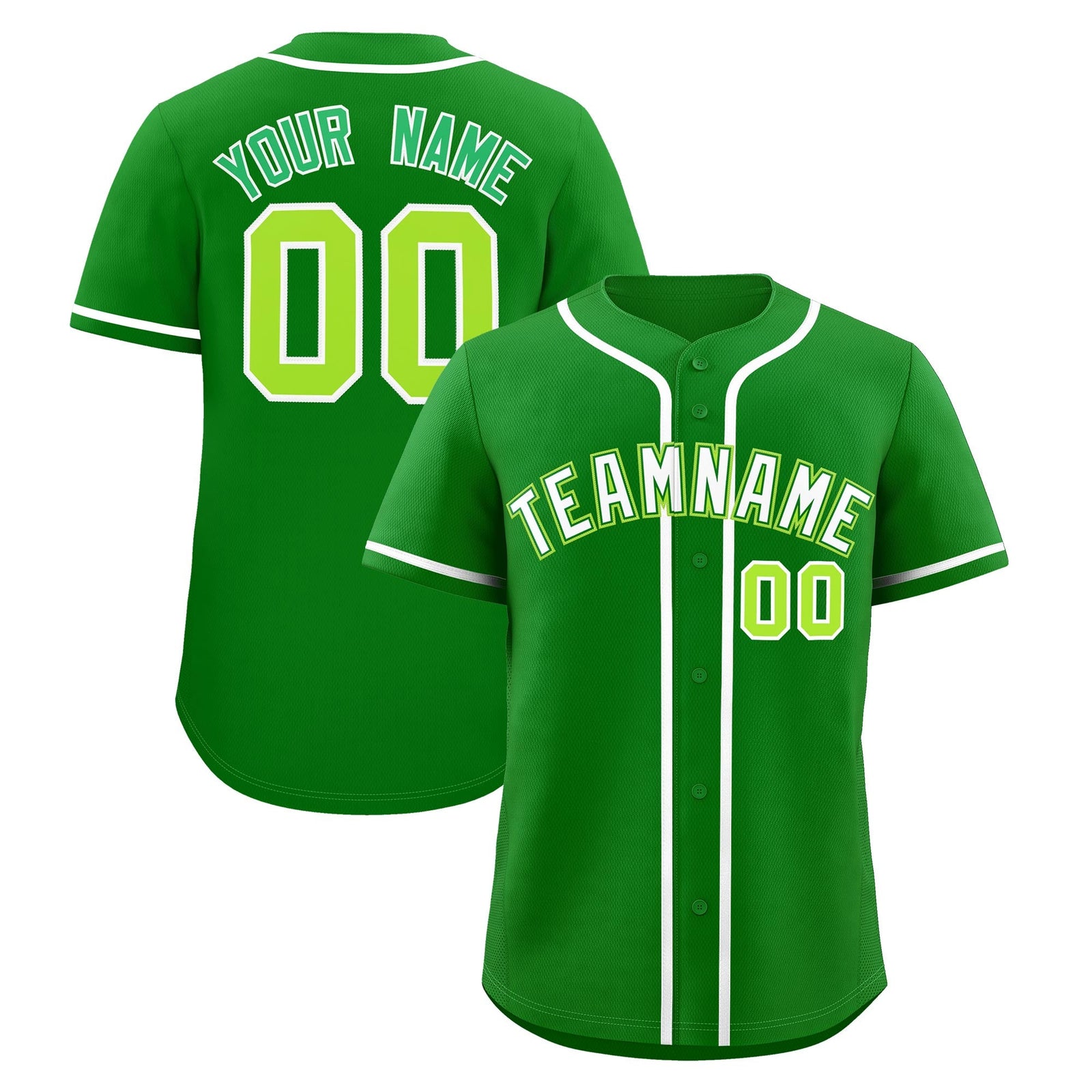 Custom Kelly Green Classic Style Stitched Sports Uniform Personalized For Teams Lightweight Baseball Jersey| KXKSHOP