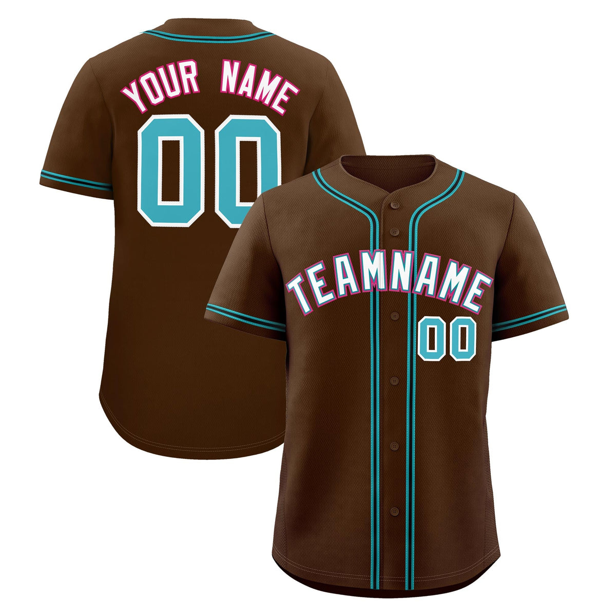 Custom Brown Classic Style Stitched Sports Uniform Personalized For Teams Quick Dry Baseball Jersey| KXKSHOP
