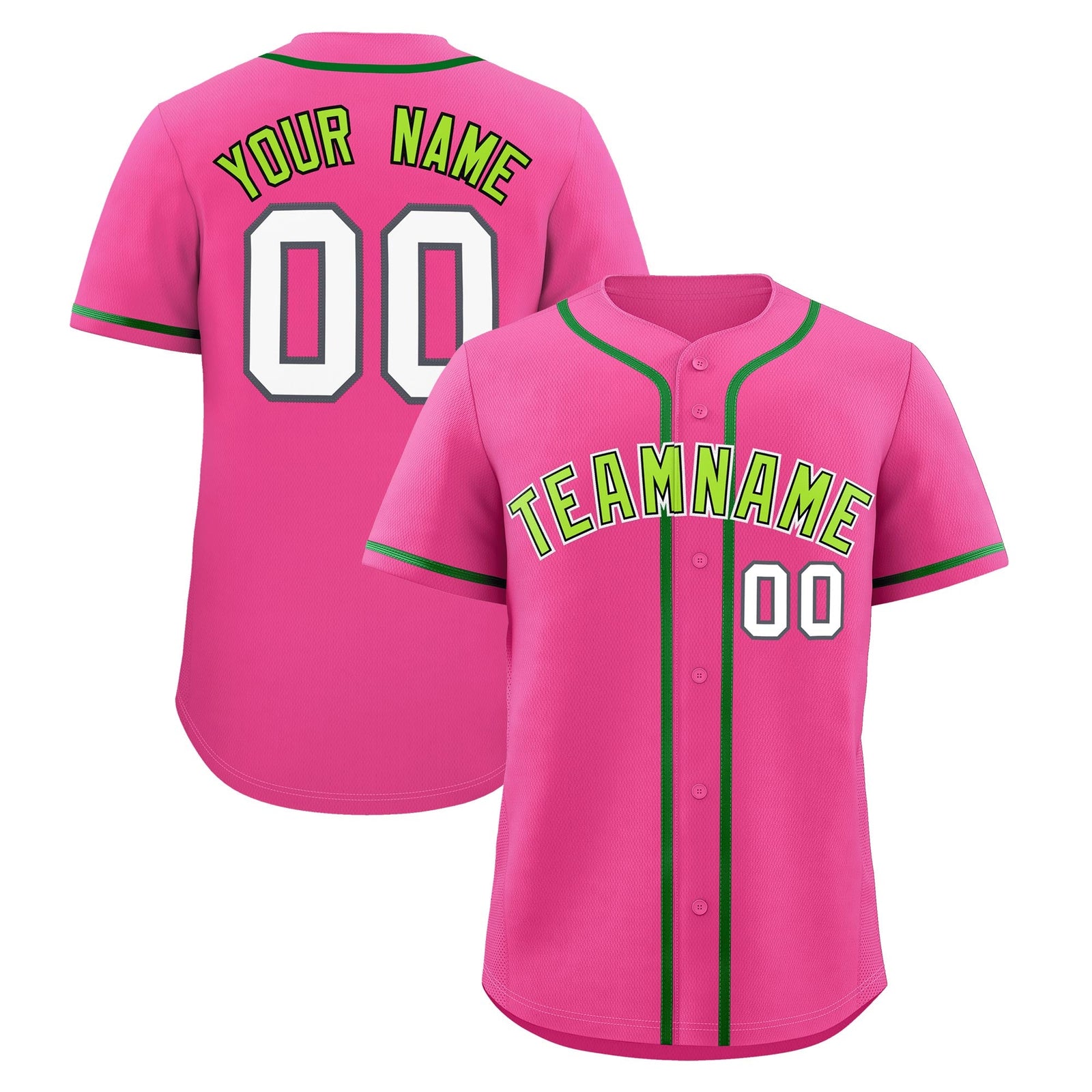 Custom Pink Classic Style Stitched Sports Uniform Personalized For Teams Quick Dry Baseball Jersey| KXKSHOP